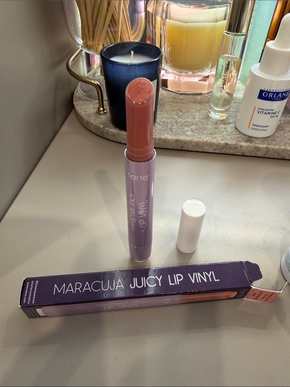 tarte Maracuja Juicy Lip Vinyl - Nude Pink Shine